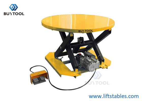 500 Lb 1000 Lbs Electric Lift Tables 3000 Lb Hydraulic Lift Table With Turntable