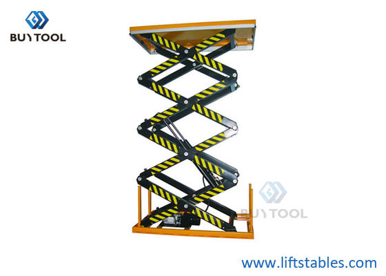 Warehouse Mobile Hydraulic Lift Platform 2m Small Motorized Scissor Lift