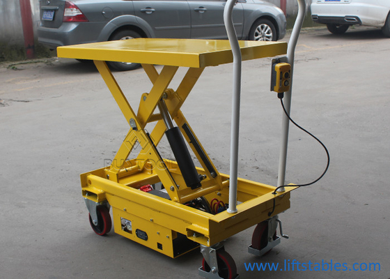 ES Series Scissor Q345B Electric Mobile Lift Table Trolley Portable Platform