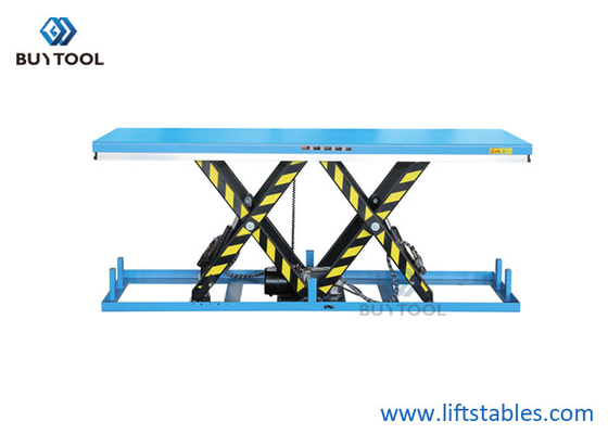 4t/8t Stationary Scissor Lift Table 1000mm Lifting Height For Heavy Material Handling