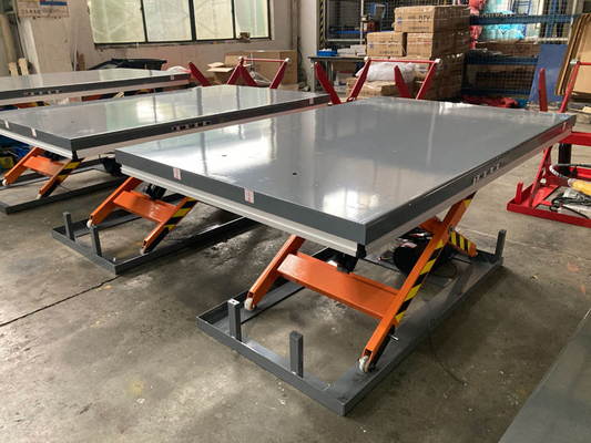 Hydraulic Stationary Scissor Lift Table 2200lbs Efficient Vertical