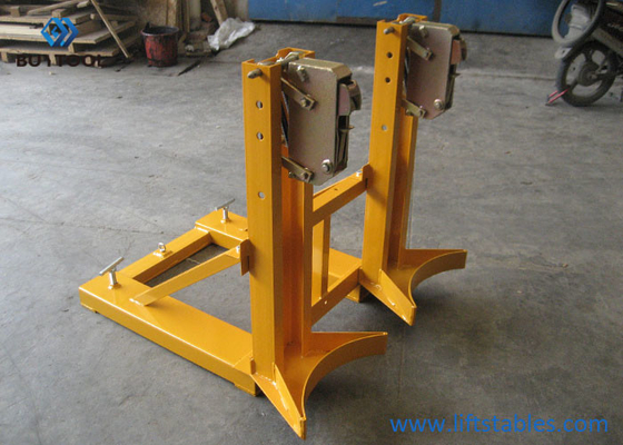 Double Bucket Drum Grap For Forklift Hydraulic Grabber Forklift Attachment