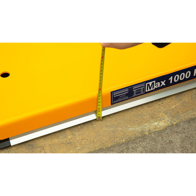 Hydraulic Low Profile Lift Table Cart Platform Min Height 85mm 1000kg 1