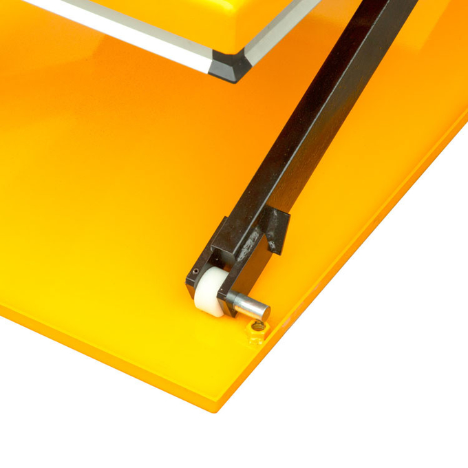 Yellow 860mm 1000KG Low Profile Scissor Lift Table For Pallet Leveling 1
