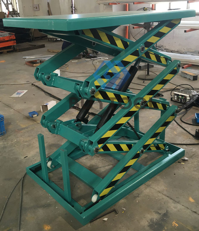 Triple Scissors Heavy Duty Hydraulic Lift Table 2 Ton 500 Lbs Height 3000mm 0