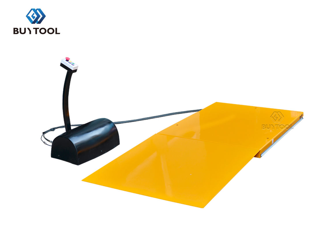 buy Low Profile Hydraulic Lift Tables With Ramp Hand Pallet Truck 600kg 1450x1140mm online manufacturer