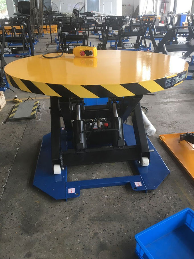 500 Lb 1000 Lbs Electric Lift Tables 3000 Lb Hydraulic Lift Table With Turntable 1