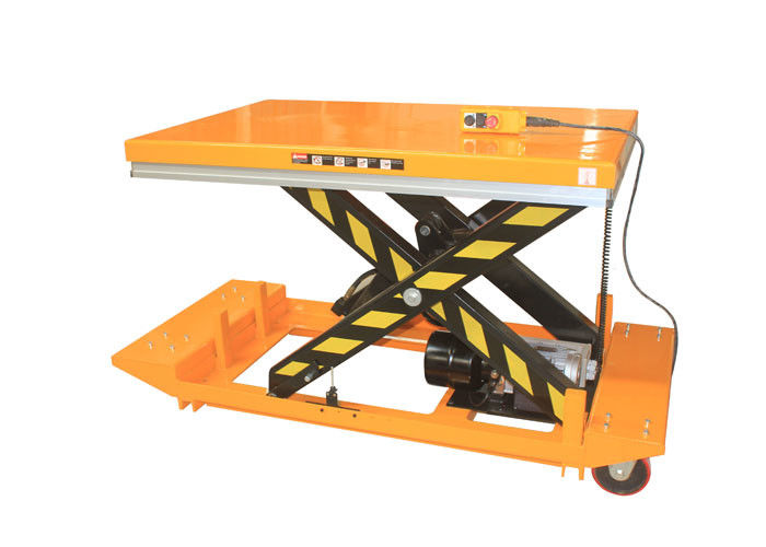 China 4000lbs Stationary Electric Hydraulic Lift Table Q345B Steel