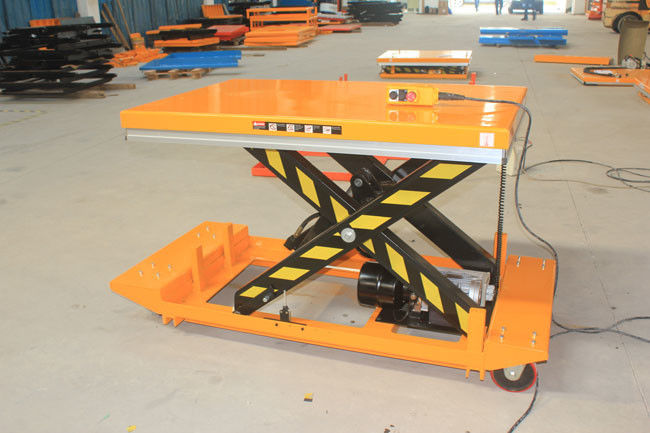 Portable Movable Scissor Lift Table Material Handling Lift Table For Pallets 50"X32" 2