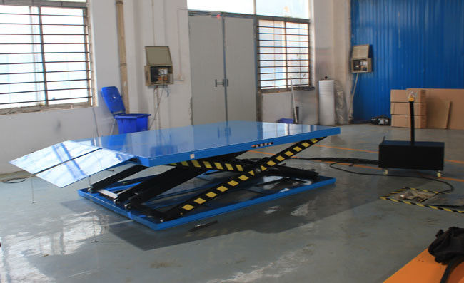 2000× 2600mm Hydraulic Pump Electric Lift Table 2500kg 5511lbs Scissor Type Loading 1