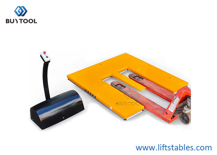 buy 1000kg E Shape Low Profile Lift Table Electric Hydraulic Scissor Lifter online manufacturer