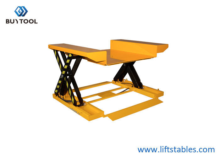 buy low profile electric hydraulic scissor lift table 1000kg 2000 lb with Explosion-Proof Valve online manufacturer