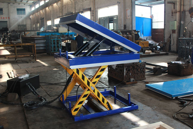 Industrial Scissor Hydraulic Lift And Tilt Tables Material Handling Equipment Load Unload 0