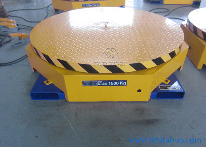 quality Pedal Switch Tray Turntable Pallet Wrapper  8r Min Hand Pallet Wrap Turntable 4400lbs factory