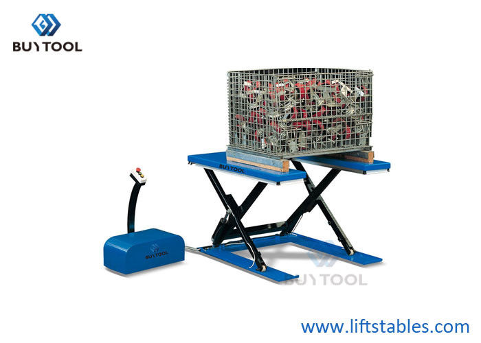 Good price U Shaped Low Profile Lift Tables 2000kg 1 Ton 6600lbs Capacity online