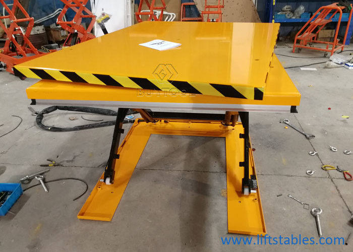 Good price Manual Hydraulic Lift Table 1000 Lbs Manual Scissor Lift Platform Rotary Table  51&quot; X 51&quot; Inch online