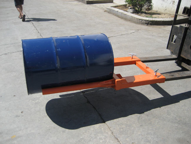 Electric Hydraulic Fork Mounted Drum Handling Equipments Barrel Hoist Clamp 300kg 1