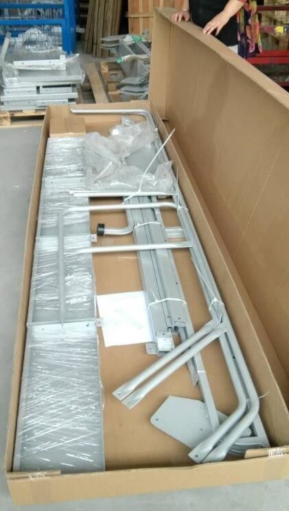 Six Steps Steel Industrial Rolling Ladder 300kg 2340mm Auxiliary Equipments 1