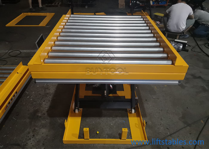 buy Mobile Semi Electric Portable Hydraulic Lift Table Platform online manufacturer