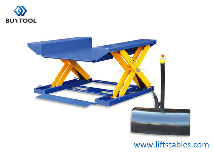 buy Auto Zero Low Profile Electric Scissor Lift Table For Pallets Load By Pallet Truck  1.5ton online manufacturer