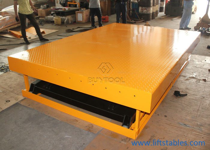 China 1500 Kg 10000 Lb Stationary Scissor Lift Table Forklift Truck Hydraulic Lifter Dock