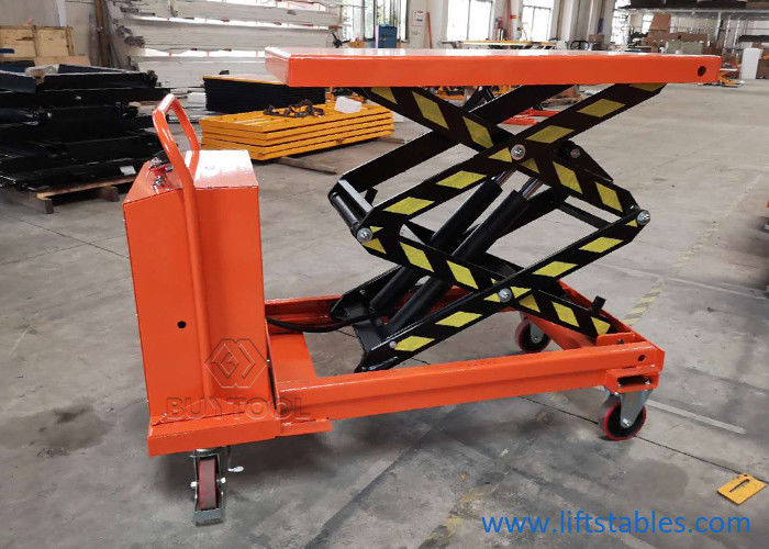buy Turntable Long-Table Top Foot-Operated Mobile Lift Tables 750kg 230mm DC Power Semi Electric online manufacturer