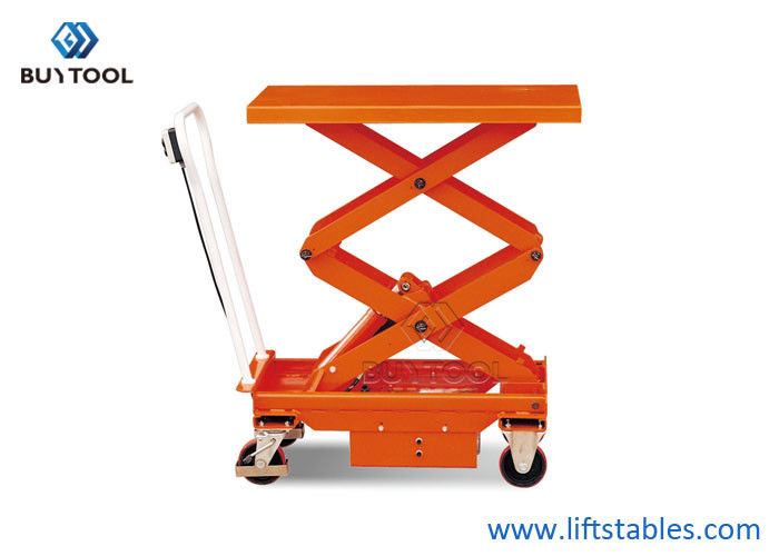 Good price 800w Mobile Lift Tables Portable Material Handling Lift Table Electric DC 1010x520mm online