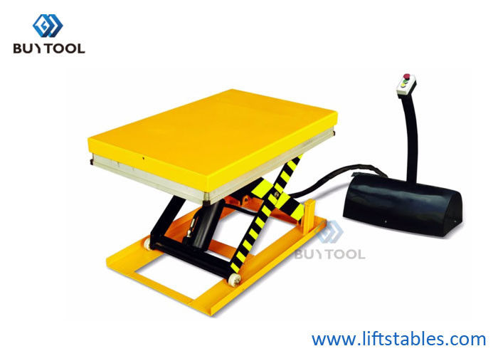 buy Hydraulic Bike Mini Lift Table Electric Scissor Platform With Separated Pump Station online manufacturer