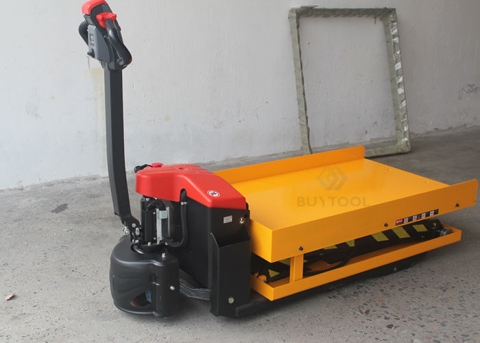 Good price Pallet Mobile Lift Tables Self-Propelled Battery Powered Scissor Lift Table 2000 Lb. Cap online
