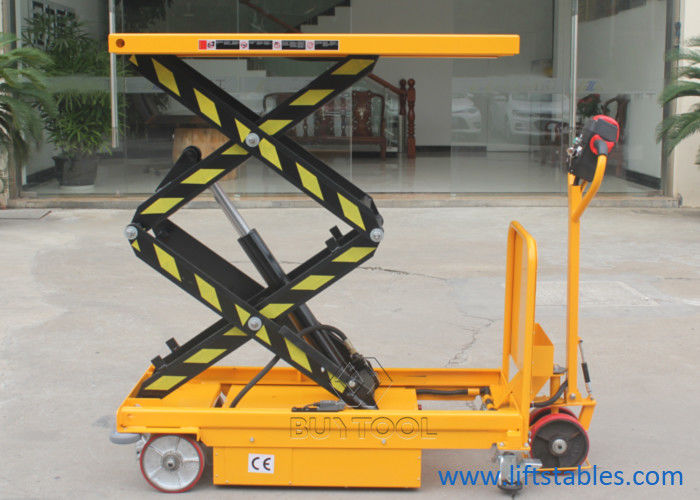 buy 500kg 700 Kg 60 X 60 Self Propelled Mobile Lift Tables Hydraulic  Electric online manufacturer