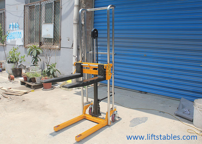 buy Manual Hydraulic Pallet Stacker PJ4150a 400kg Capacity Light Weight Economic online manufacturer