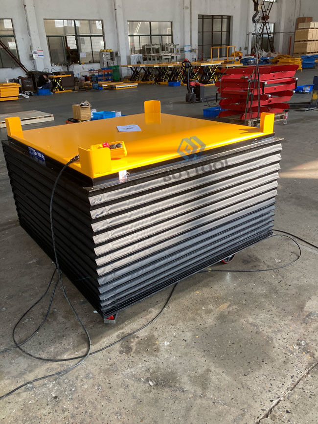Light Duty Industrial Hydraulic Electric Lift Table Small 500kg Capacity 800x750mm 2