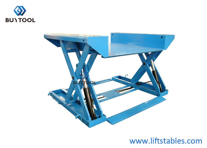 Good price 750kg Self Leveling Pallet Table Low Profile Lift Cart 25mm Closed Height online