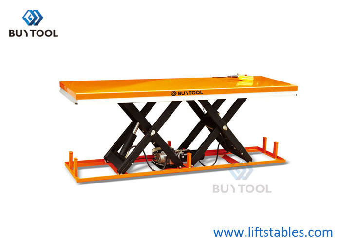 buy 4000lbs 2 Ton Tandem Scissor Lift Table Hydraulic Electric online manufacturer