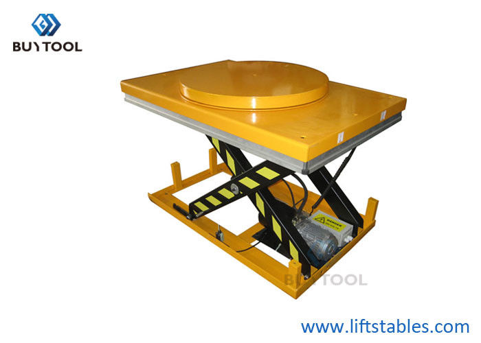 Good price 800kg Turntable Electric Lift Table Mobile Lifting Platform For Workshop Maximum Height 40&quot; online