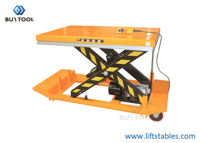 China Portable Movable Scissor Lift Table Material Handling Lift Table For Pallets 50&quot;X32&quot;