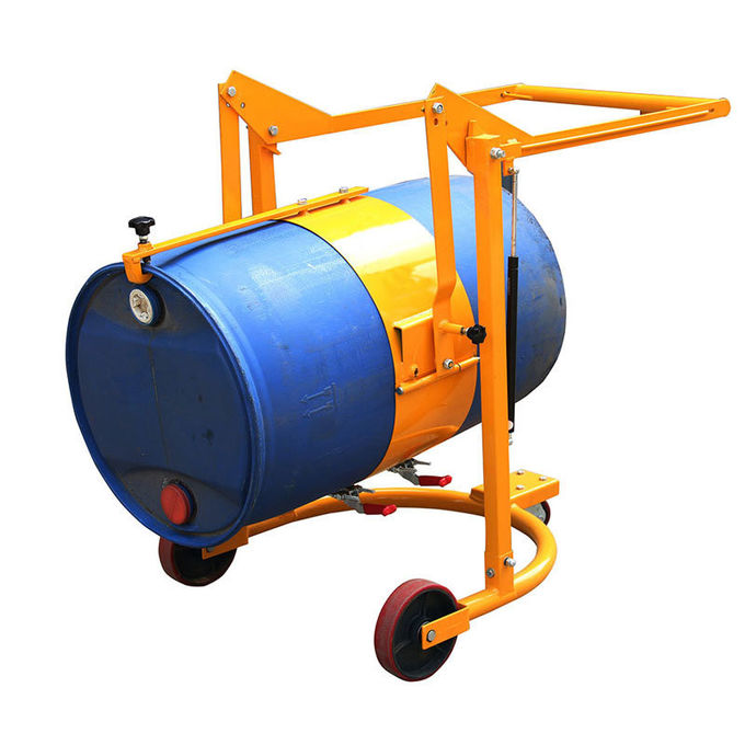 Manual Powered 55 Gallon Plastic Drum Handling Equipments Drum Carrying Trolley 350kg 1