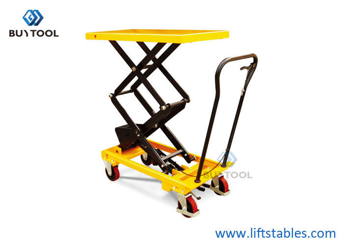 buy Manual Double Scissor Lift Table Cart 1760lbs 36 X 20&quot; 48 X 24&quot; online manufacturer