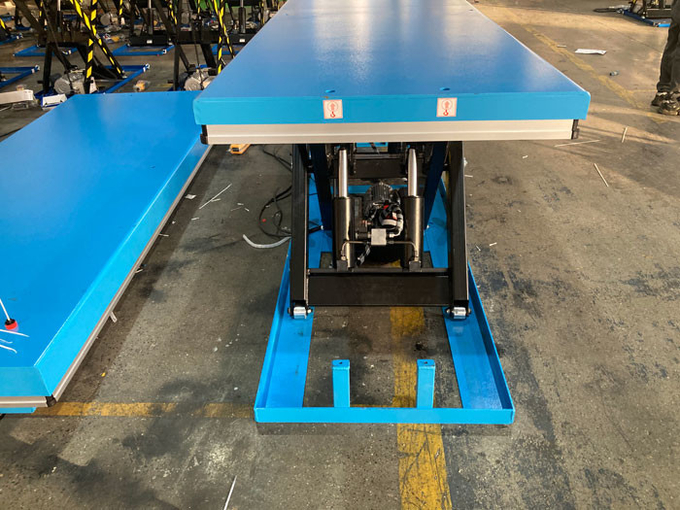 4t/8t Stationary Scissor Lift Table 1000mm Lifting Height For Heavy Material Handling 2
