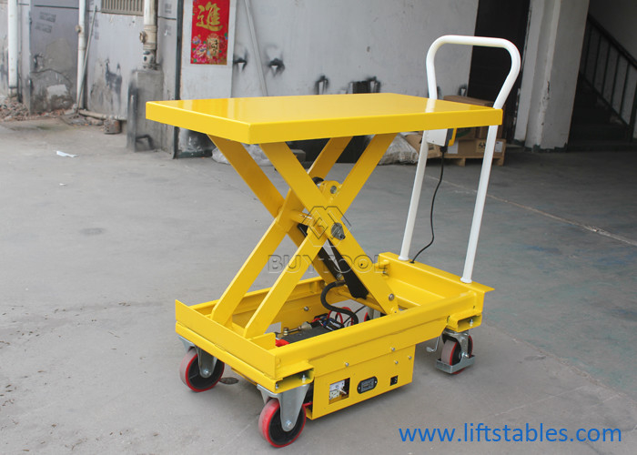 buy ES Series Scissor Q345B Electric Mobile Lift Table Trolley Portable Platform online manufacturer