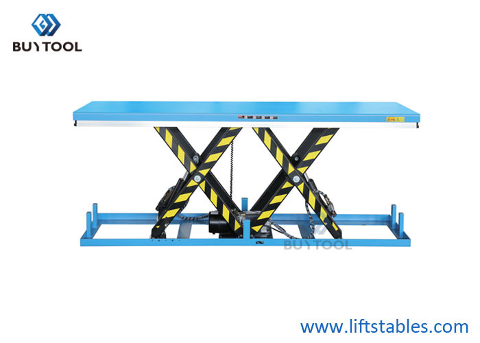 Good price 4t/8t Stationary Scissor Lift Table 1000mm Lifting Height For Heavy Material Handling online