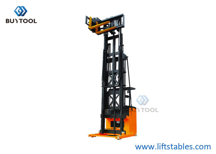 buy Electric Three Way Stacker Forklift 1500kg 6000mm Lifting Height online manufacturer