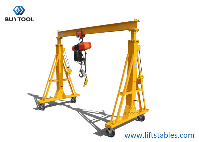Good price Portable Mini Type Mobile Gantry Crane For Workshops Warehouses online