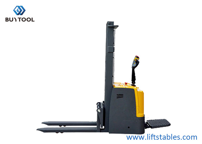China Alloy Steel 2000kg Fully Powered Hydraulic Stacker Electric Pallet Stacker Truck